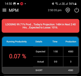MPM Systems dashboard view